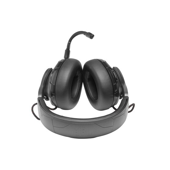 JBL Quantum ONE - Black - USB Wired Over-Ear Professional PC Gaming Headset with Head-Tracking Enhanced QuantumSPHERE 360 - Detailshot 2 JBL Quantum ONE - Black - USB Wired Over-Ear Professional PC Gaming Headset with Head-Tracking Enhanced QuantumSPHERE 360 - Detailshot 2